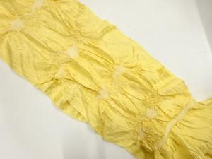 正絹　絞り　帯揚げ